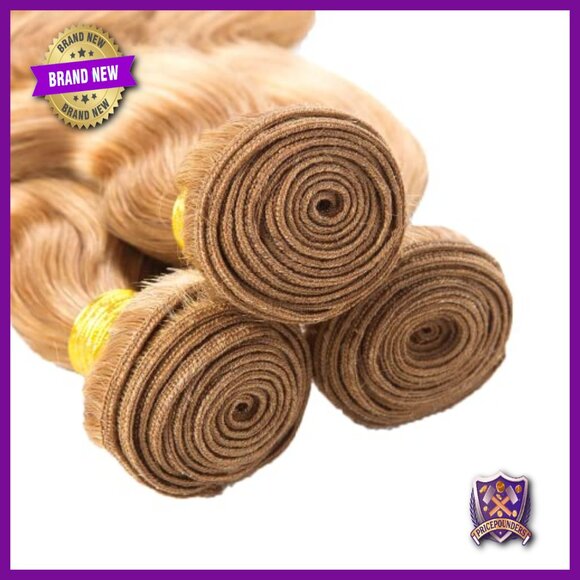 Brazilian Virgin Hair Extensions Body Wave Bundles 10 12 14 Inch main image 6